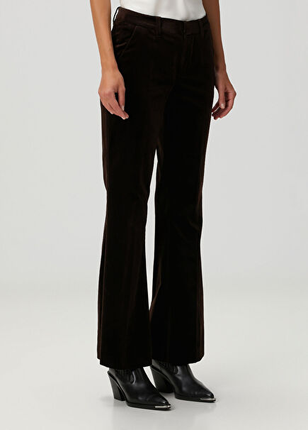 Panol Kahverengi Kadife Pantolon